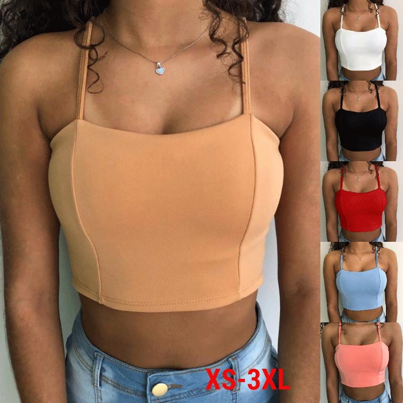 Женщины Мода Кроп Топы Сплошной Цвет Спагетти Ремешок Танк Топы Женский Сексуальный Летний Бюстье Slim Fit Повседневный Жилет Без Рукавов Рубашки Бюстгальтеры Топы
Женщины Мода Кроп Топы Сплошной Цвет Спагетти Ремешок Танк Топы Женский Сексуальный Летний Бюстье Slim Fit Повседневный Жилет Без Рукавов Рубашки Бюстгальтеры Топы