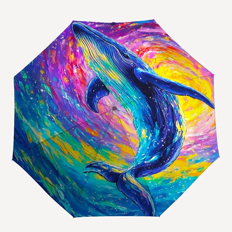 1PC Whale Galaxy Automatic Folding Umbrella, Portable & Foldable Design with 8 Ribs, Casual Outdoor Accessory, Umbrella for Windproof37
1PC Whale Galaxy Automatic Folding Umbrella, Portable & Foldable Design with 8 Ribs, Casual Outdoor Accessory, Umbrella for Windproof37