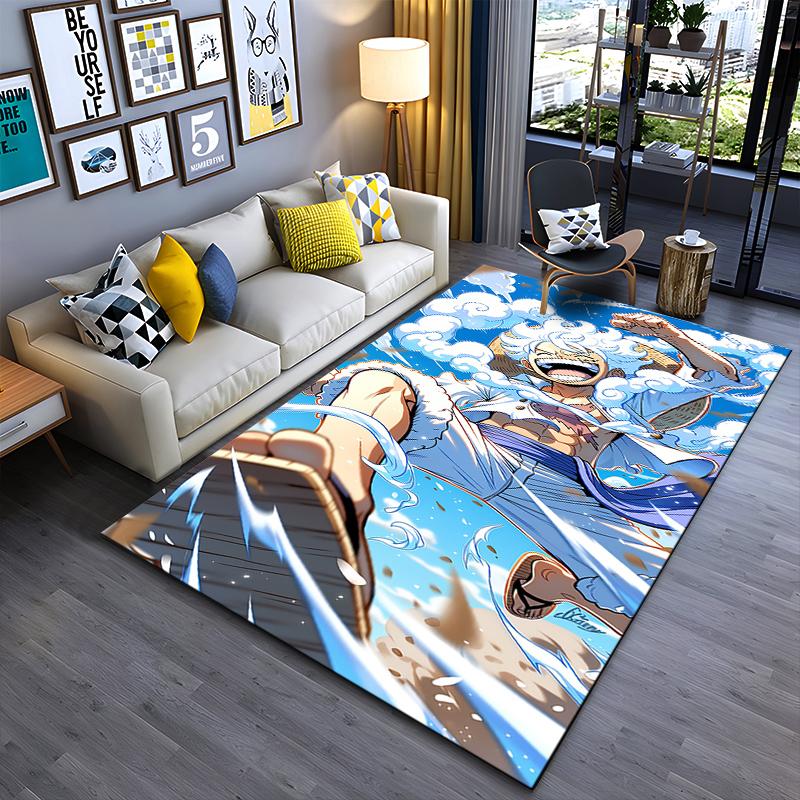 Five-level Luffy print non-slip flannel carpet, machine washable, soft carpet for home decoration in the living room and bedroom 40x60cm( 15x23in )
Five-level Luffy print non-slip flannel carpet, machine washable, soft carpet for home decoration in the living room and bedroom 40x60cm( 15x23in )