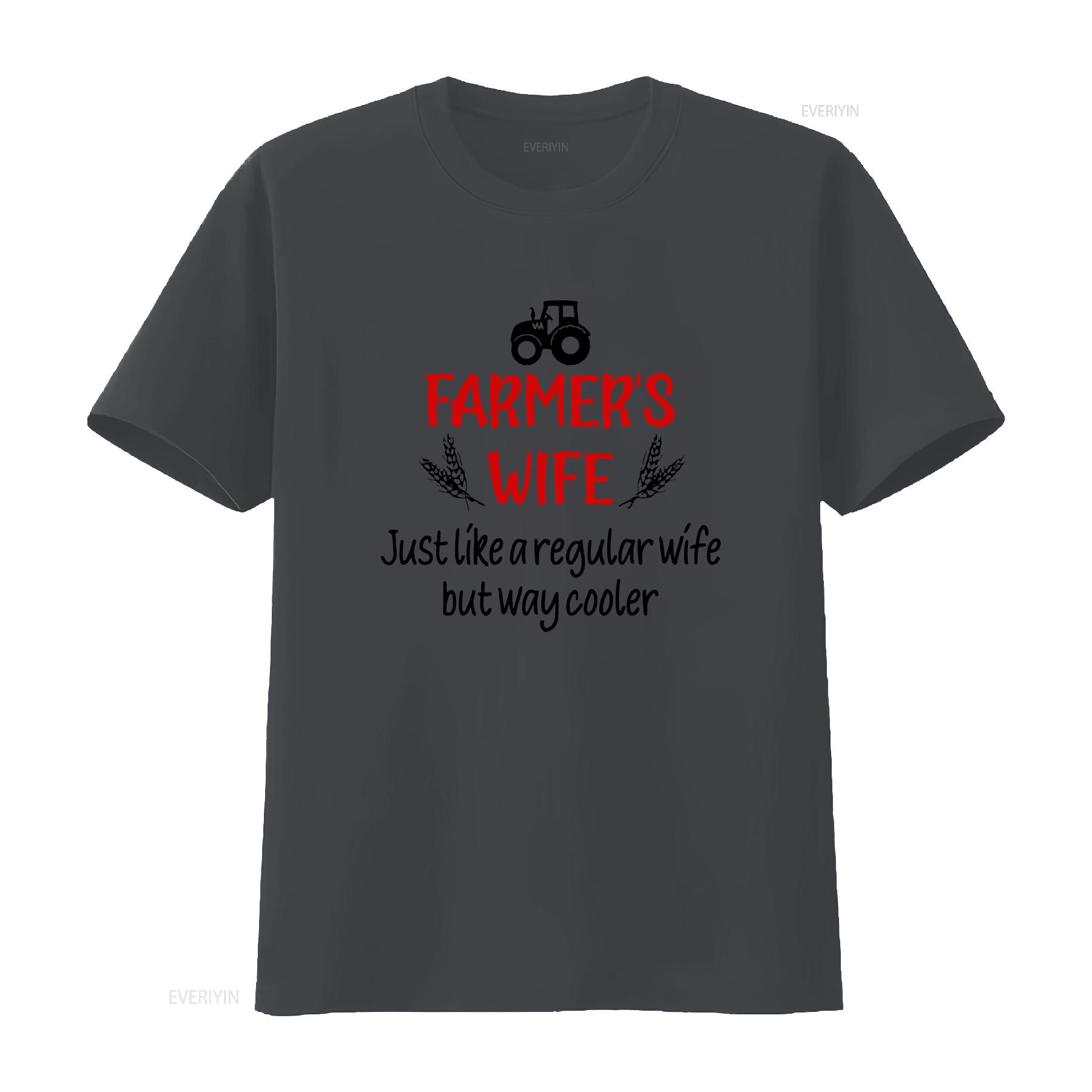 Farmer s Wife Like a Regular But Cooler White T shirt vintage Washed Versatile fashion Breathable Comfortable Unisex Slightly 4XL
Farmer s Wife Like a Regular But Cooler White T shirt vintage Washed Versatile fashion Breathable Comfortable Unisex Slightly 4XL