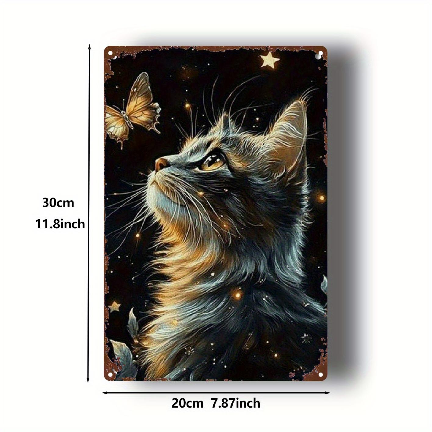 Dreamy Starry Cat Tin Sign x Fantasy Metal Wall Art Retro Iron Plaque for Bedroom Home Theater Cute Animal Decor 20x30cm(7.8x11.8inch)
Dreamy Starry Cat Tin Sign x Fantasy Metal Wall Art Retro Iron Plaque for Bedroom Home Theater Cute Animal Decor 20x30cm(7.8x11.8inch)