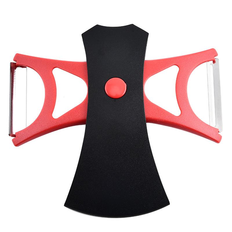 Овощечистка 2-в-1 из нержавеющей стали, слайсер для жульена, многофункциональная овощечистка для фруктов 1pcs чёрный
Овощечистка 2-в-1 из нержавеющей стали, слайсер для жульена, многофункциональная овощечистка для фруктов 1pcs чёрный