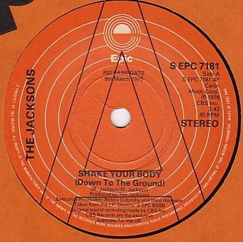 7inch Record JACKSONS - Shake Your Body (Down To The Ground SEPC7181PROMO Epic 1979 UK Soul/Funk Used
7inch Record JACKSONS - Shake Your Body (Down To The Ground SEPC7181PROMO Epic 1979 UK Soul/Funk Used