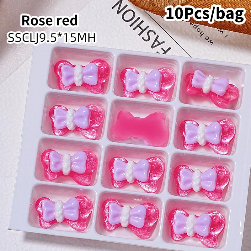 10 Pcs/Bag Mixed Resin Bowknot Nail Art Decorations 3D Acrylic Charms Kawaii Colorful Bow Diy Manicure Tools Parts фиолетовый
10 Pcs/Bag Mixed Resin Bowknot Nail Art Decorations 3D Acrylic Charms Kawaii Colorful Bow Diy Manicure Tools Parts фиолетовый