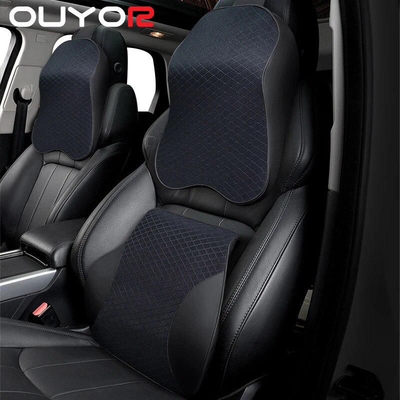 3D Memory Foam Car Neck Pillow PU Leather Car Pillow Waist Rest Pillow Seat Back Rest Lumbar Cushion For Car Accessories
3D Memory Foam Car Neck Pillow PU Leather Car Pillow Waist Rest Pillow Seat Back Rest Lumbar Cushion For Car Accessories