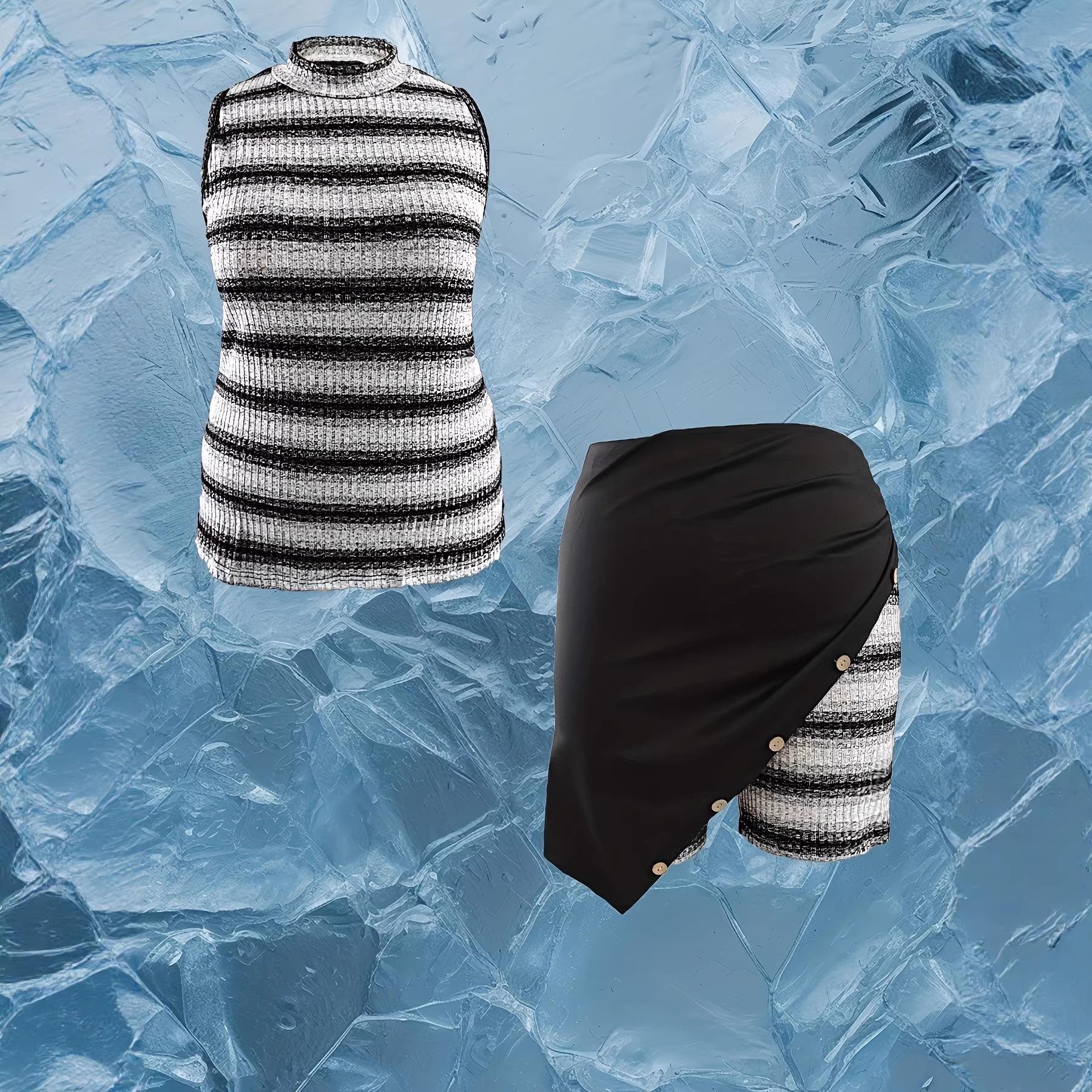 Eye-Catching Plus Size Two-Piece Set for Dates and Outings 4XL світло-сірий колір
Eye-Catching Plus Size Two-Piece Set for Dates and Outings 4XL світло-сірий колір