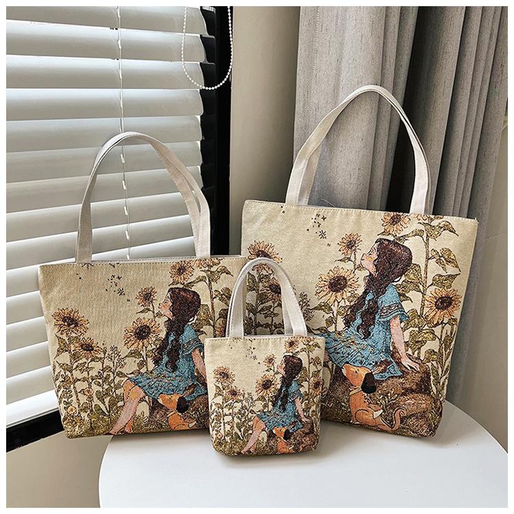 Золота шовкова жаккардова вишита полотняна сумка великої місткості проста літературна сумка через плече сумка-тоут small
Золота шовкова жаккардова вишита полотняна сумка великої місткості проста літературна сумка через плече сумка-тоут small