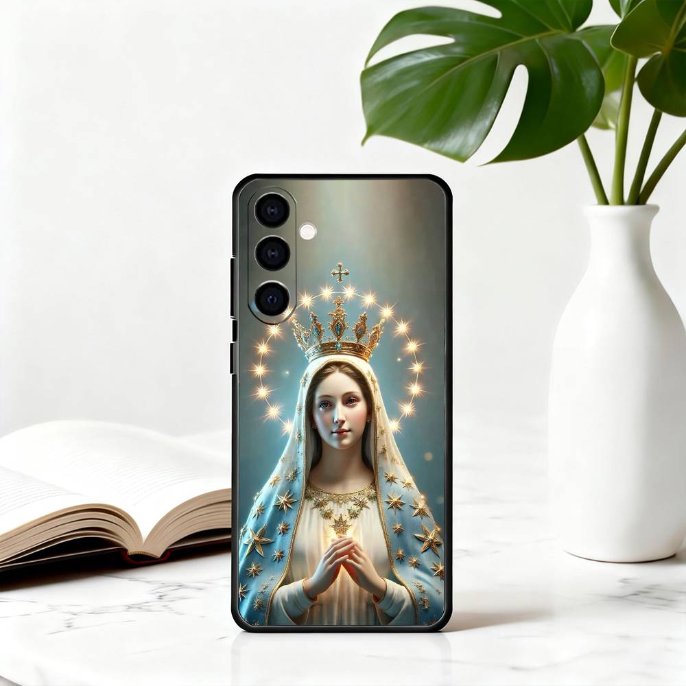 Kind B-Blessed V-Virgin M-Mary Phone Case Black Silicone Soft For Samsung Galaxy A73,A72,A71,A70,A53,A52,A51 Samsung a21
Kind B-Blessed V-Virgin M-Mary Phone Case Black Silicone Soft For Samsung Galaxy A73,A72,A71,A70,A53,A52,A51 Samsung a21