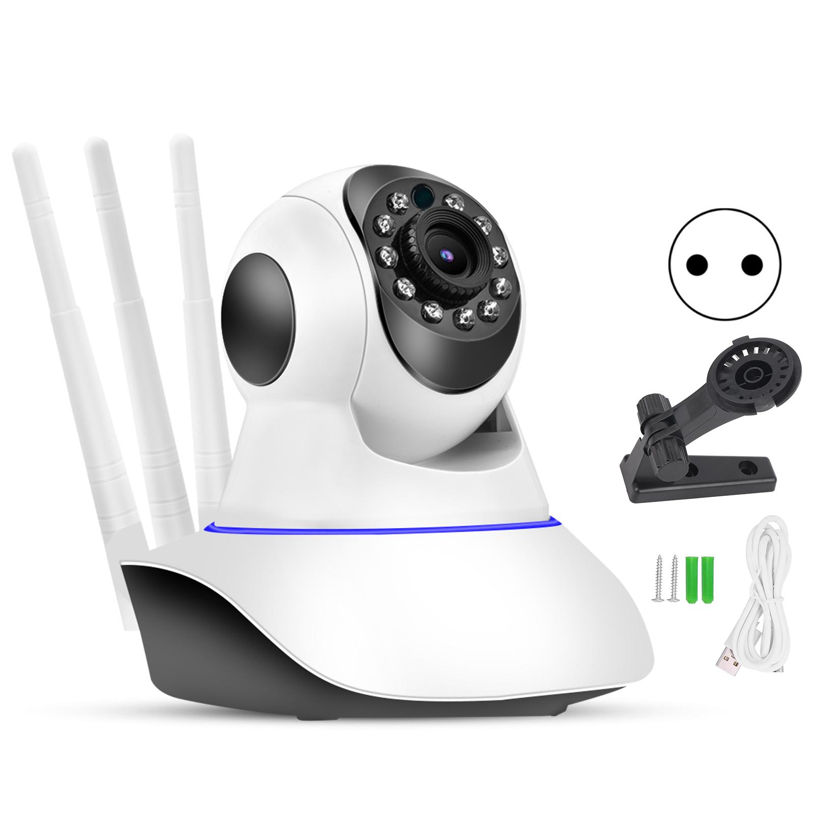 WIFI Camera Night Vision 720P HD Home Security Motion Detect 2Way Communication 100240VEU Plug
WIFI Camera Night Vision 720P HD Home Security Motion Detect 2Way Communication 100240VEU Plug