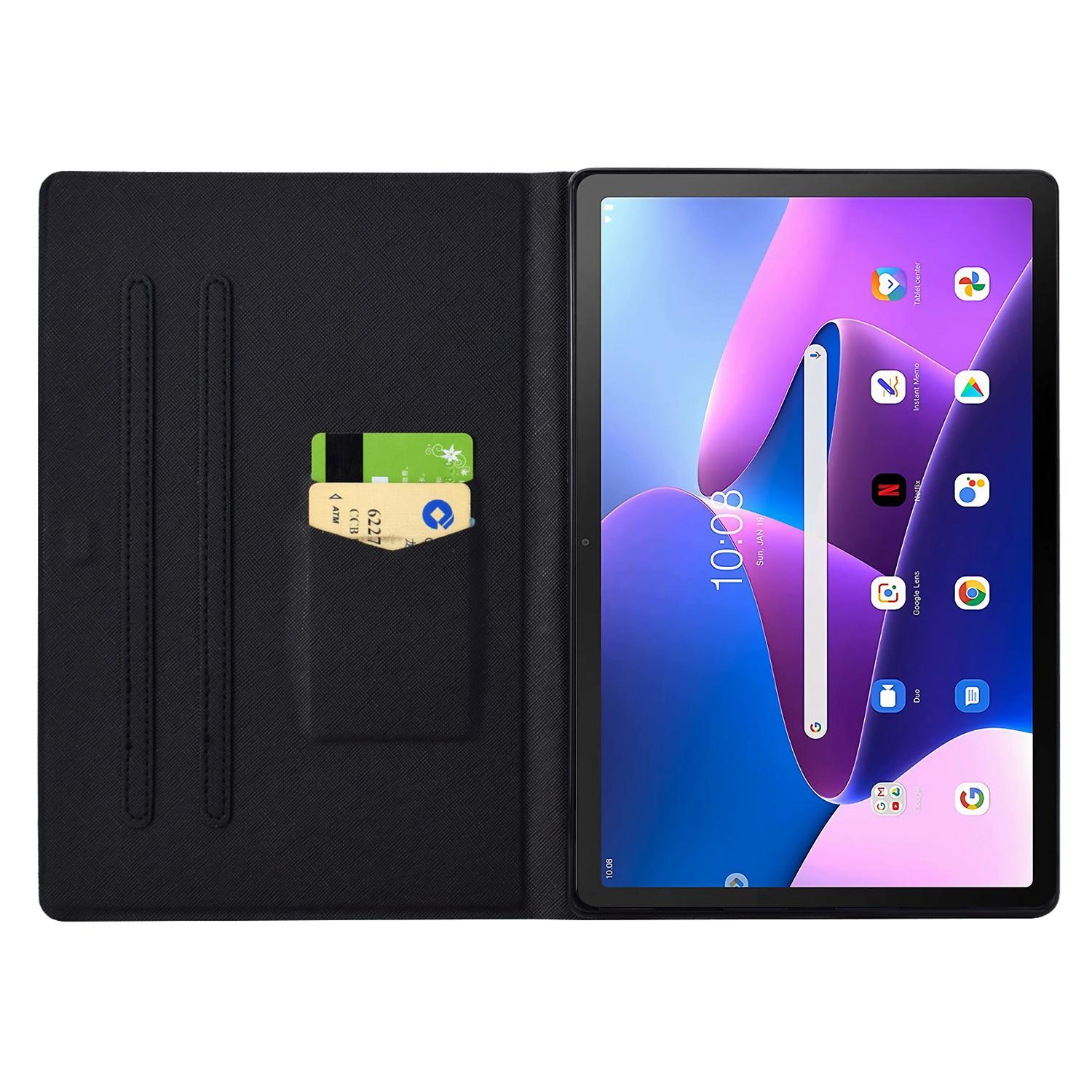 For Lenovo Tab M10 Plus (3rd Gen) Case Pattern Printed PU Leather Tablet Smart Cover with Card Holder Rose Cat
For Lenovo Tab M10 Plus (3rd Gen) Case Pattern Printed PU Leather Tablet Smart Cover with Card Holder Rose Cat