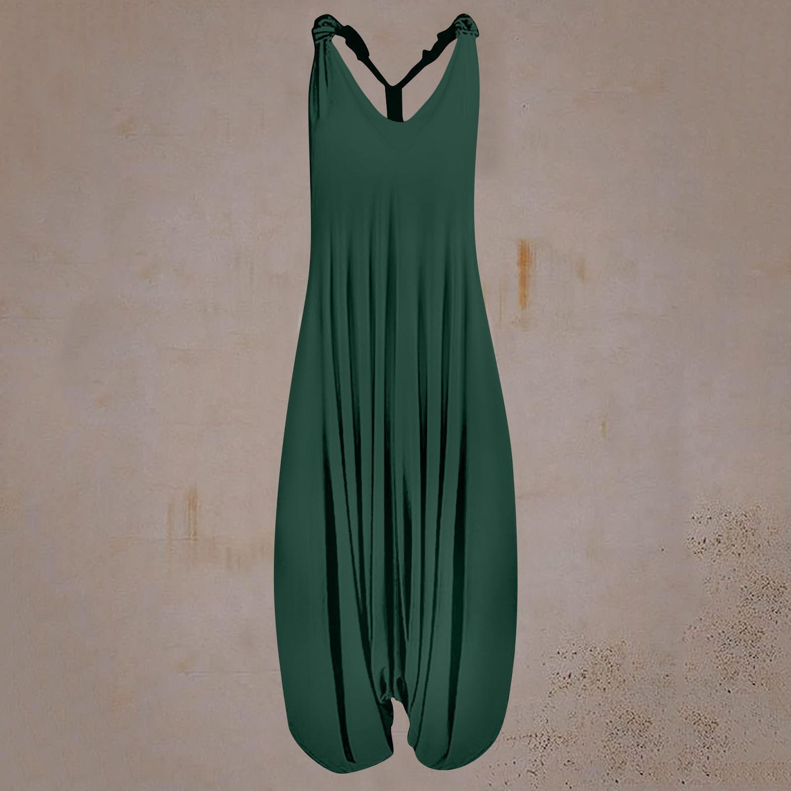 Women s Casual Color Overalls Loose Large Size Casual Sleeveless Strappy Jumpsuit XXXXXL
Women s Casual Color Overalls Loose Large Size Casual Sleeveless Strappy Jumpsuit XXXXXL