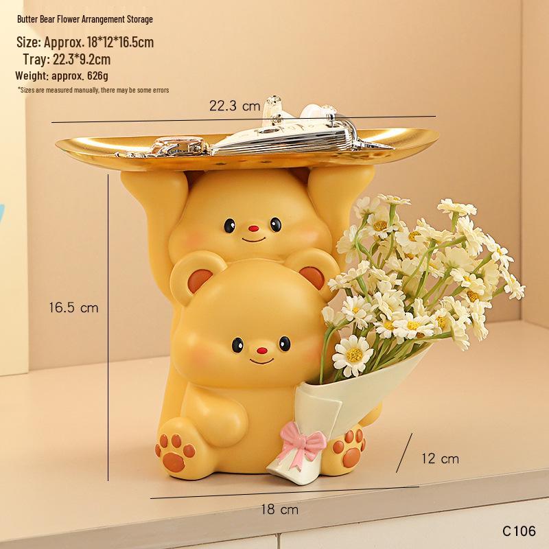 Charming Bear Desktop Clock Ornament for Home Decor
Charming Bear Desktop Clock Ornament for Home Decor
