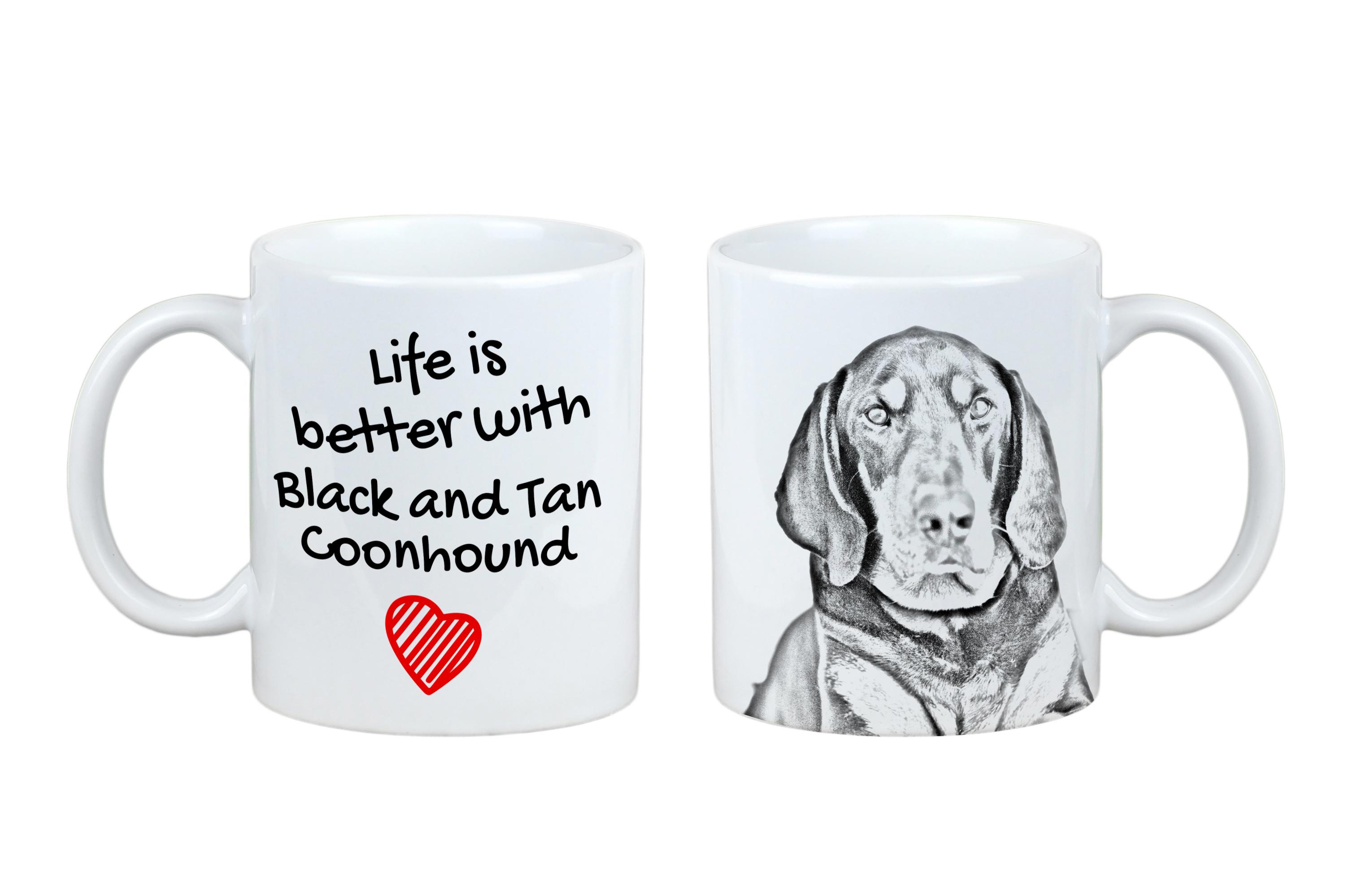 Black and Tan Coonhound I - cup with a dog, cup with a photo, personalized gift from the Art-Dog brand білий
Black and Tan Coonhound I - cup with a dog, cup with a photo, personalized gift from the Art-Dog brand білий