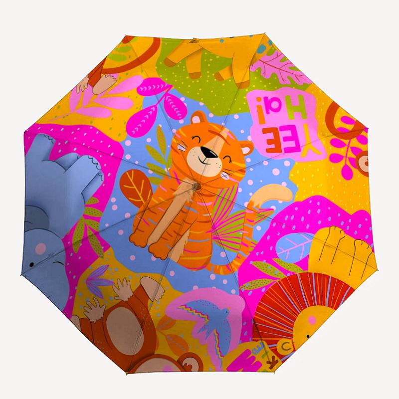 1pc Jungle Animals, Automatic Folding Umbrella, Portable & Foldable Design with 8 Ribs, Casual Outdoor Accessory Halloween and Christmas gif
1pc Jungle Animals, Automatic Folding Umbrella, Portable & Foldable Design with 8 Ribs, Casual Outdoor Accessory Halloween and Christmas gif