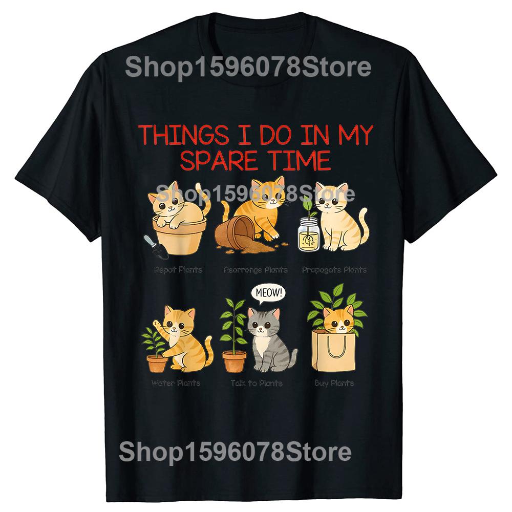 Gardener Cat Planting Gardening Things I Do in My Spare Time Tshirts Men Print Loose Oversized Streetwear Hip Hop T Shirt 4XL
Gardener Cat Planting Gardening Things I Do in My Spare Time Tshirts Men Print Loose Oversized Streetwear Hip Hop T Shirt 4XL
