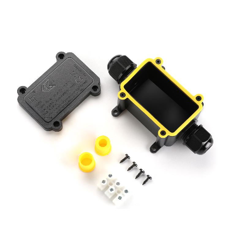 Mini Outdoor Waterproof Junction Box: 1 In/1 Out Cable Connector for Garden Lighting Fixtures
Mini Outdoor Waterproof Junction Box: 1 In/1 Out Cable Connector for Garden Lighting Fixtures