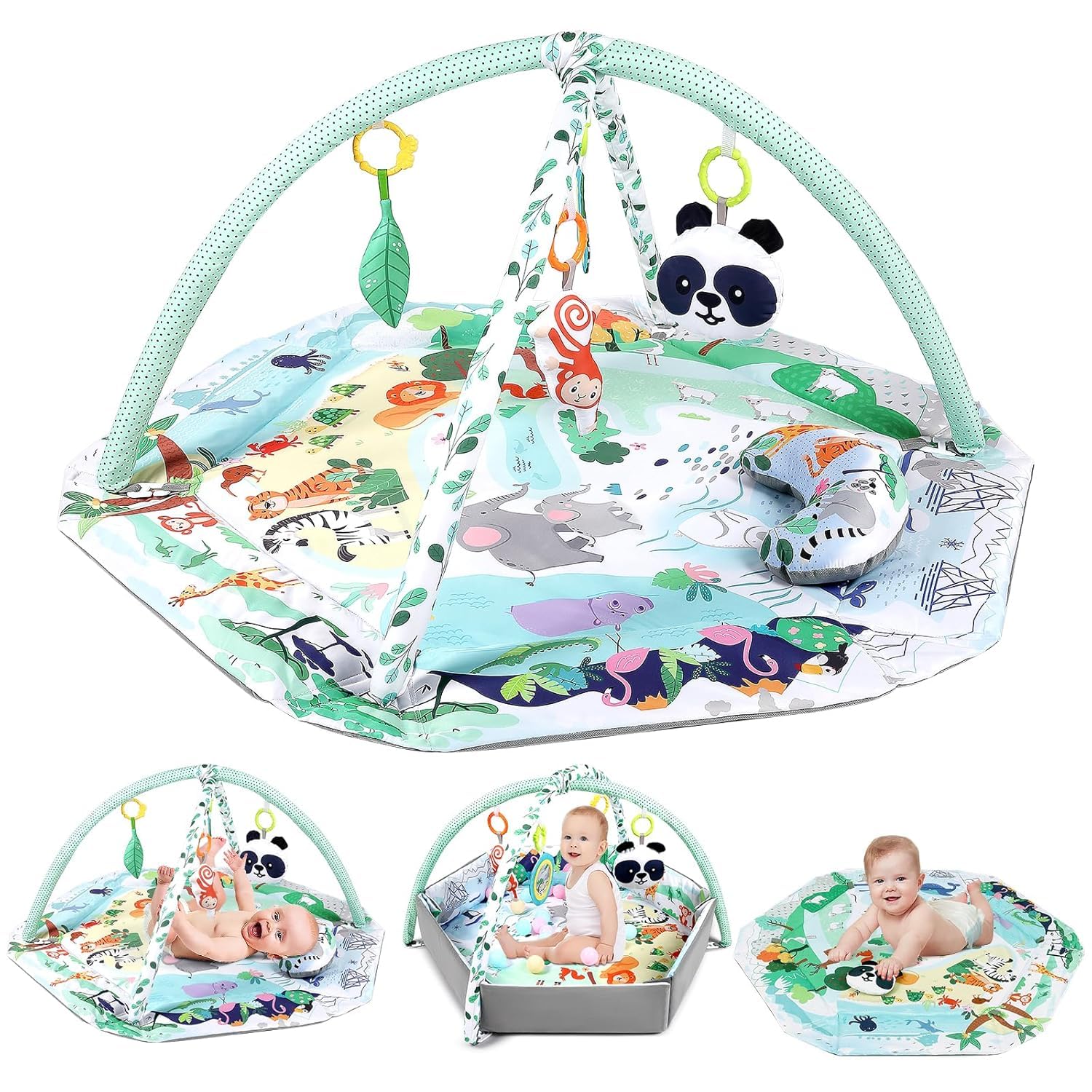 REMOKING Baby Gym Play Gym for Infants, Newborns, and Babies - Play Mat, Toys, Mobile, 0-5 Months, 1 Year Old - Educational Toy, Popular, Baby Shower
REMOKING Baby Gym Play Gym for Infants, Newborns, and Babies - Play Mat, Toys, Mobile, 0-5 Months, 1 Year Old - Educational Toy, Popular, Baby Shower