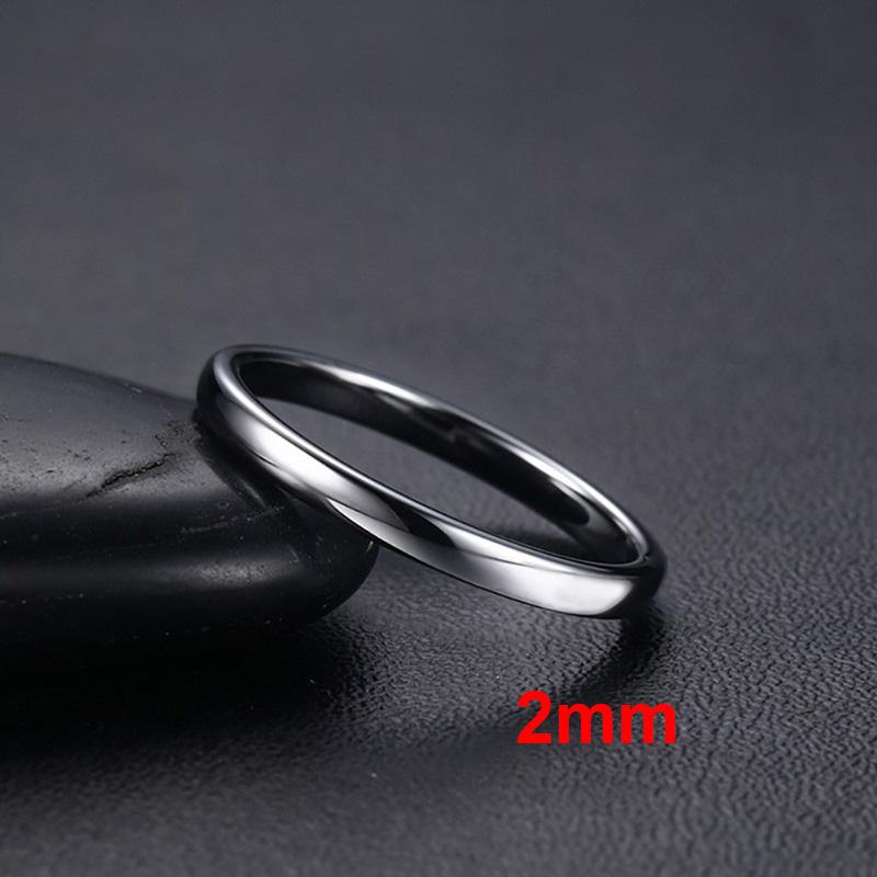 Basic 2/3/4/5/6mm Rings for Women, Classic Plain Wedding Bands Minimalist Jewelry, Anti Allergy Stainless Steel Metal Ring 9
Basic 2/3/4/5/6mm Rings for Women, Classic Plain Wedding Bands Minimalist Jewelry, Anti Allergy Stainless Steel Metal Ring 9