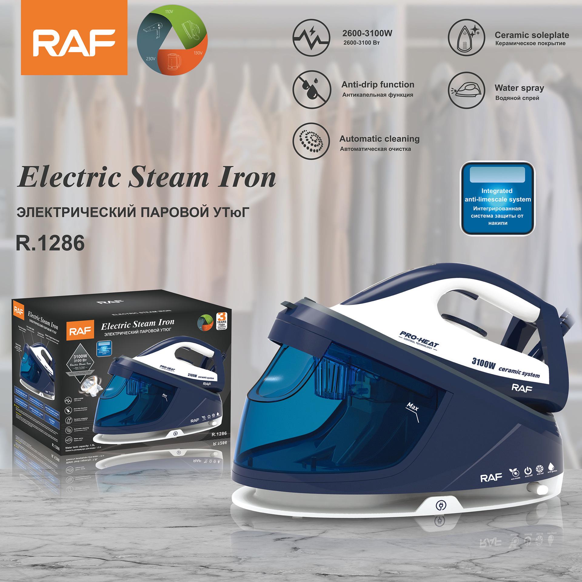 RAF High-Power Garment Steamer: Electric Iron & Hanging Bottle, Commercial & Home Use Australian Standard
RAF High-Power Garment Steamer: Electric Iron & Hanging Bottle, Commercial & Home Use Australian Standard