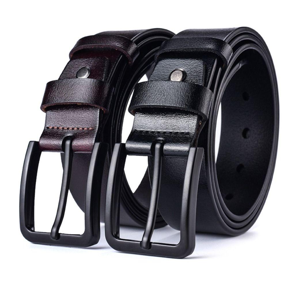 110/115/120/125cm Men Belt Genuine Leather WaistBelts Luxury Waistband Jeans 110cm чорний
110/115/120/125cm Men Belt Genuine Leather WaistBelts Luxury Waistband Jeans 110cm чорний