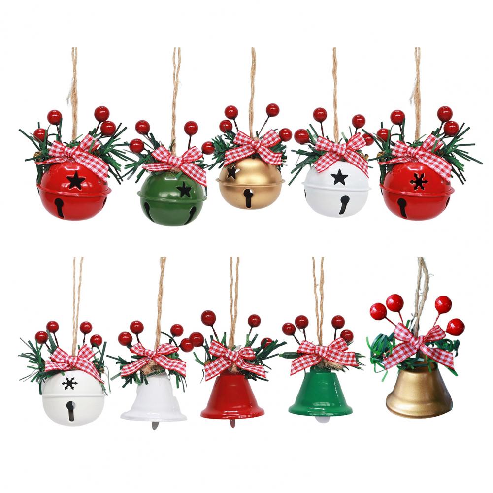 Christmas Bell Ornaments Classic Christmas Decor Festive Christmas Jingle Bells Ornaments Set with Pine Cones Holly for Xmas
Christmas Bell Ornaments Classic Christmas Decor Festive Christmas Jingle Bells Ornaments Set with Pine Cones Holly for Xmas