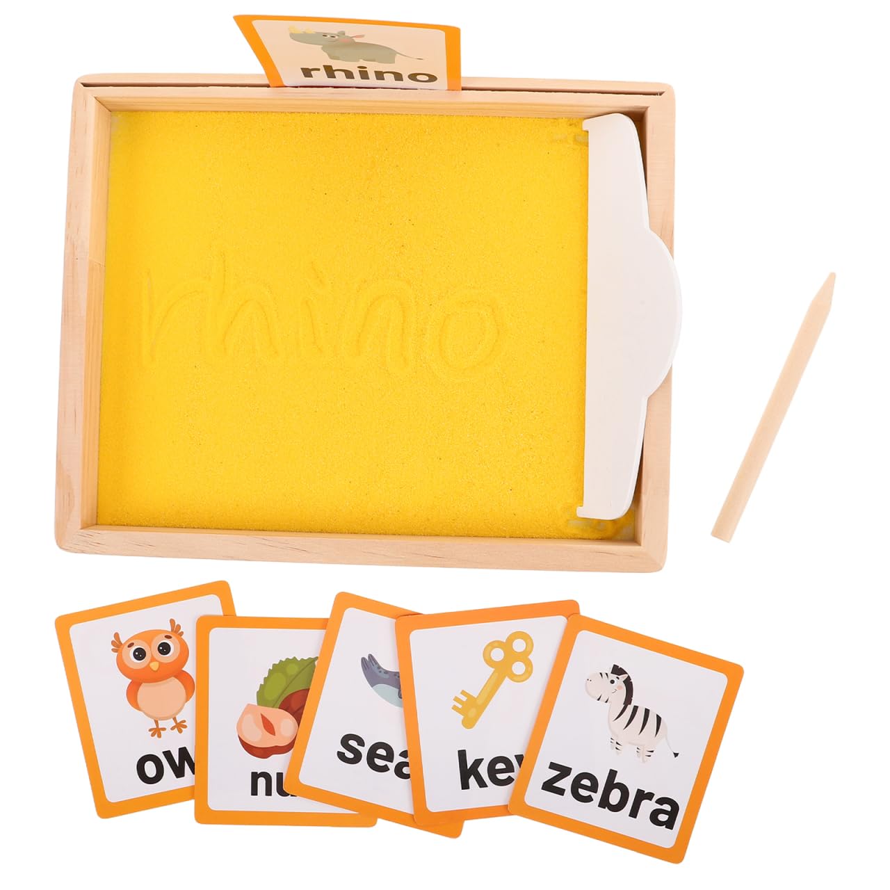 VICASKY 1 Set Sand Tray, Wooden Educational Montessori Sand Tray for Classroom Use, Early Education, Preschool Montessori Toys, Yellow
VICASKY 1 Set Sand Tray, Wooden Educational Montessori Sand Tray for Classroom Use, Early Education, Preschool Montessori Toys, Yellow