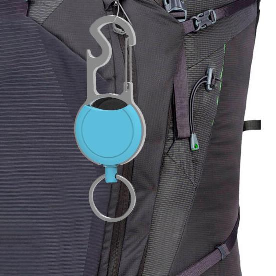 Keychain Comfortable Grip Anti-theft Easy-to-pull Sturdy Mountain-climbing Backpack Key Holder Daily Use чёрный
Keychain Comfortable Grip Anti-theft Easy-to-pull Sturdy Mountain-climbing Backpack Key Holder Daily Use чёрный