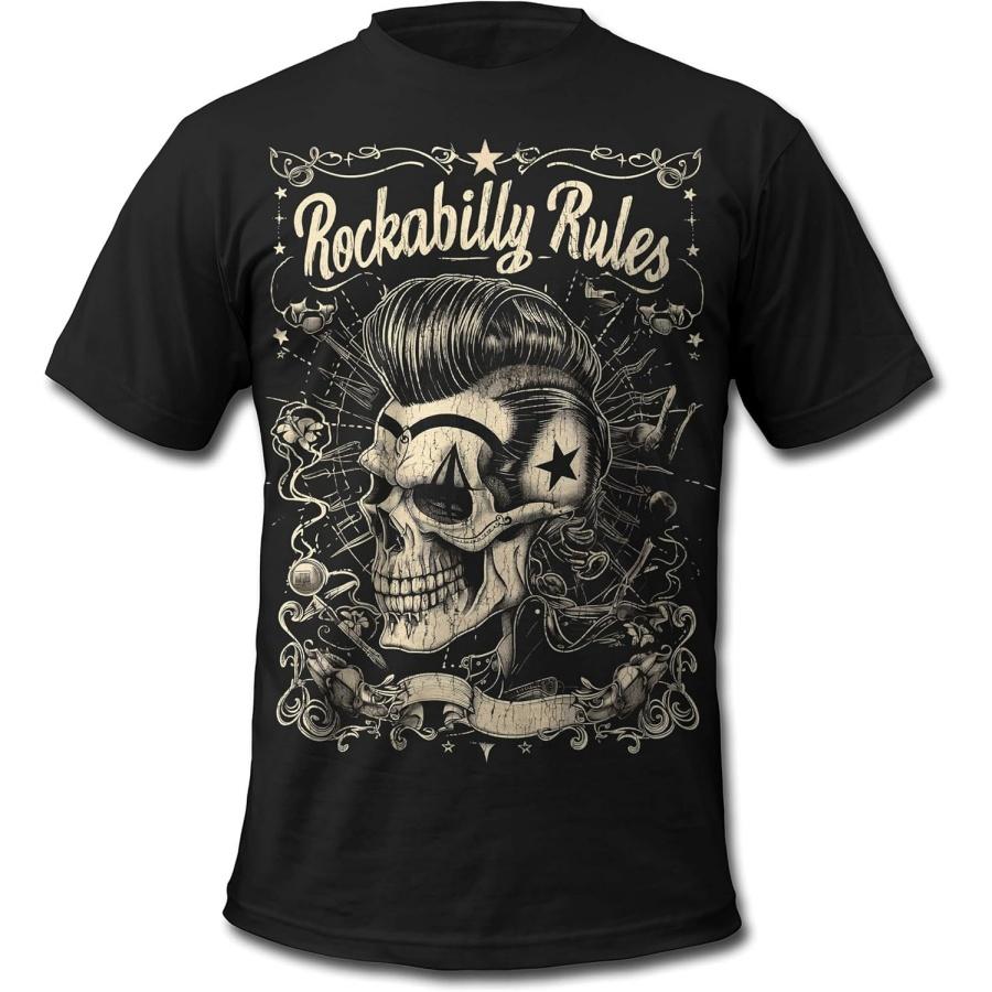 Bands and Bones Rockabilly Rules 2 Men s Greaser T-Shirt XXXXXL різнокольоровий
Bands and Bones Rockabilly Rules 2 Men s Greaser T-Shirt XXXXXL різнокольоровий