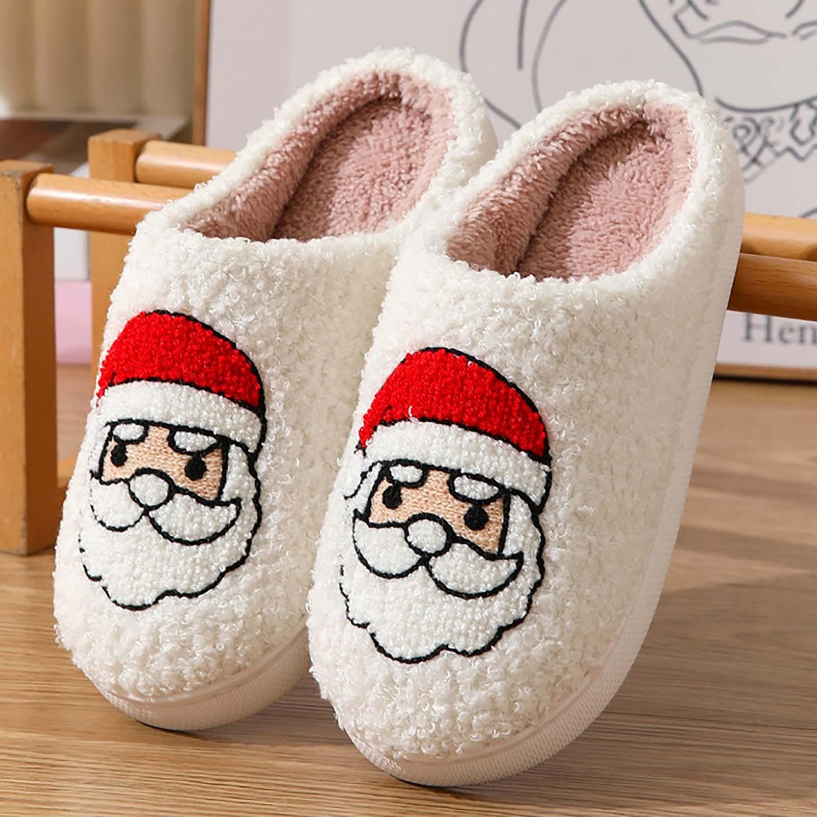 Christmas Slippers For Women Men Soft Plush Fuzzy Winter Holiday Slippers Slippers Comfy Bedroom Fuzzy Slipper Socks for Women 42
Christmas Slippers For Women Men Soft Plush Fuzzy Winter Holiday Slippers Slippers Comfy Bedroom Fuzzy Slipper Socks for Women 42