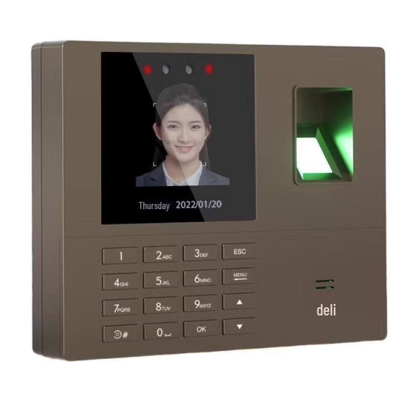 Deli Face & Fingerprint Time Attendance Machine CN plug (adapter included)
Deli Face & Fingerprint Time Attendance Machine CN plug (adapter included)