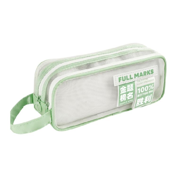Simple Pen Bag Aesthetic Pen Case Double Layers Mesh Pencil Pouch Large Capacity Pencil Case School Office Supplies зелений
Simple Pen Bag Aesthetic Pen Case Double Layers Mesh Pencil Pouch Large Capacity Pencil Case School Office Supplies зелений