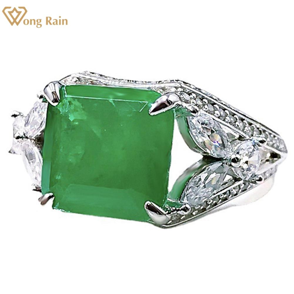 Wong Rain винтажные женские кольца из стерлингового серебра 925 пробы 10*10 мм AAAAA с цирконами, драгоценные камни, юбилейные женские кольца, ювелирные изделия US 5 зелёный
Wong Rain винтажные женские кольца из стерлингового серебра 925 пробы 10*10 мм AAAAA с цирконами, драгоценные камни, юбилейные женские кольца, ювелирные изделия US 5 зелёный