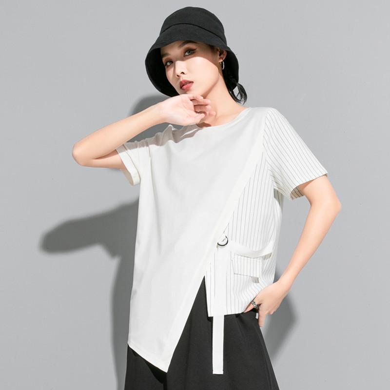 Women s European and American Summer Striped Short-Sleeve Cotton T-Shirts - Loose, Versatile, and Slim Fit. M белый
Women s European and American Summer Striped Short-Sleeve Cotton T-Shirts - Loose, Versatile, and Slim Fit. M белый