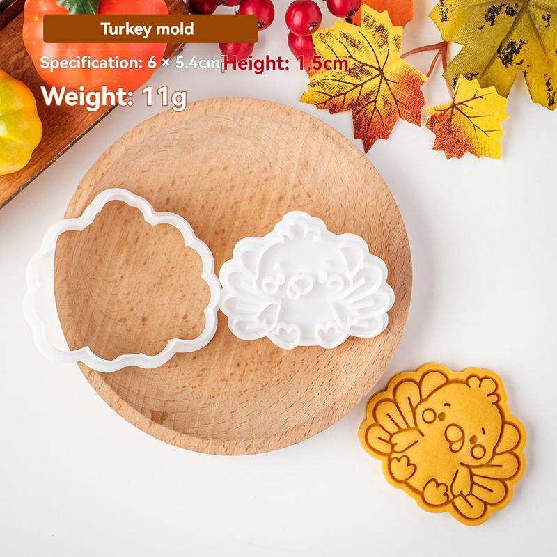 Fall Autumn Thanksgiving Cookie Cutter Cartoon Turkey Pumpkin Maple Leaf Biscuit Mold Fondant Stamp Cake Decoration Baking Tool
Fall Autumn Thanksgiving Cookie Cutter Cartoon Turkey Pumpkin Maple Leaf Biscuit Mold Fondant Stamp Cake Decoration Baking Tool