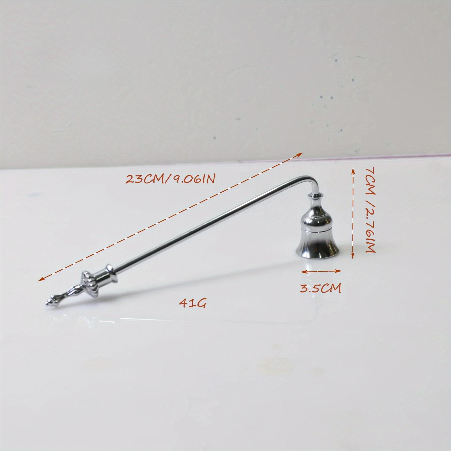 Металлический гаситель свечей в форме колокольчика, огнетушитель, крышка для фитиля, ручка, винтажный декор, дом, СПА, отель серебряный
Металлический гаситель свечей в форме колокольчика, огнетушитель, крышка для фитиля, ручка, винтажный декор, дом, СПА, отель серебряный