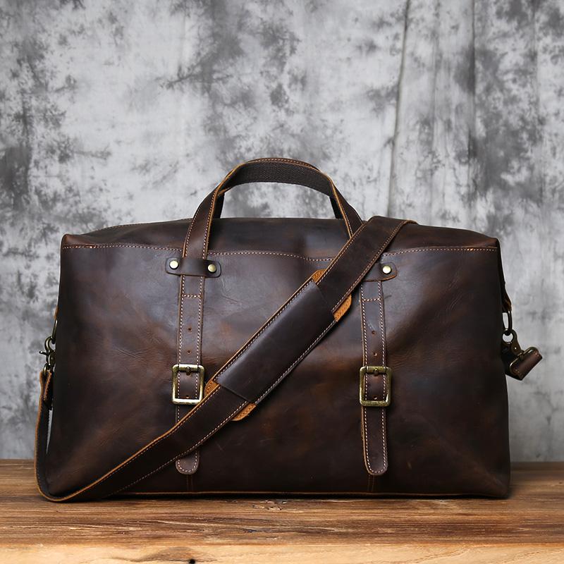 NZPJ Vintage Large Capacity Leather Travel Bag Men s Top Layer Cowhide Crossbody Handbag Crazy Horse Leather Luggage Bag темно-коричневого
NZPJ Vintage Large Capacity Leather Travel Bag Men s Top Layer Cowhide Crossbody Handbag Crazy Horse Leather Luggage Bag темно-коричневого