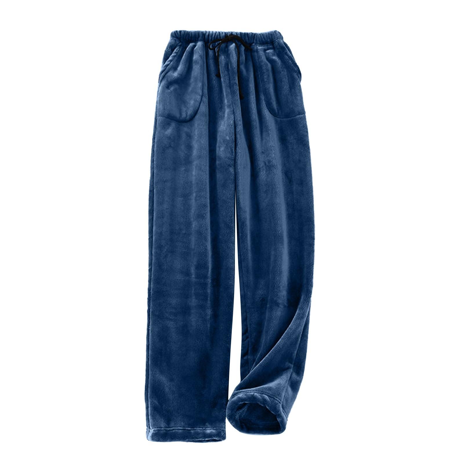 Women s pyjama bottoms soft fleece drawstring waist relaxed fit elastic waistband lounge sleepwear trousers pants S Темно-синій
Women s pyjama bottoms soft fleece drawstring waist relaxed fit elastic waistband lounge sleepwear trousers pants S Темно-синій
