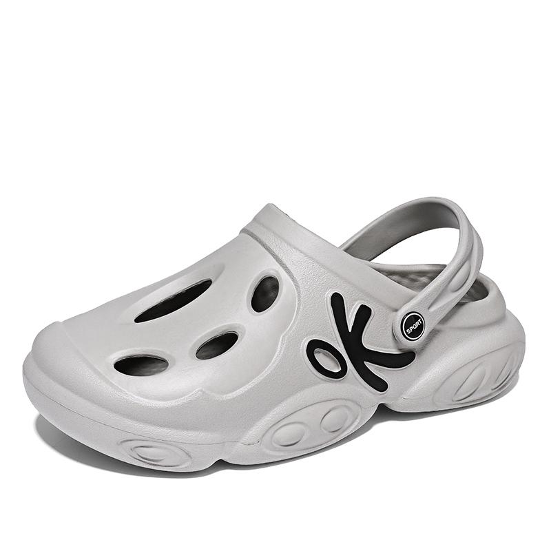 Мужские тапочки с закрытым носком, новинка 2024 года, летние сабо, модная уличная пляжная обувь, мужские сандалии из ЭВА на легкой платформе, шлепанцы 47
Мужские тапочки с закрытым носком, новинка 2024 года, летние сабо, модная уличная пляжная обувь, мужские сандалии из ЭВА на легкой платформе, шлепанцы 47