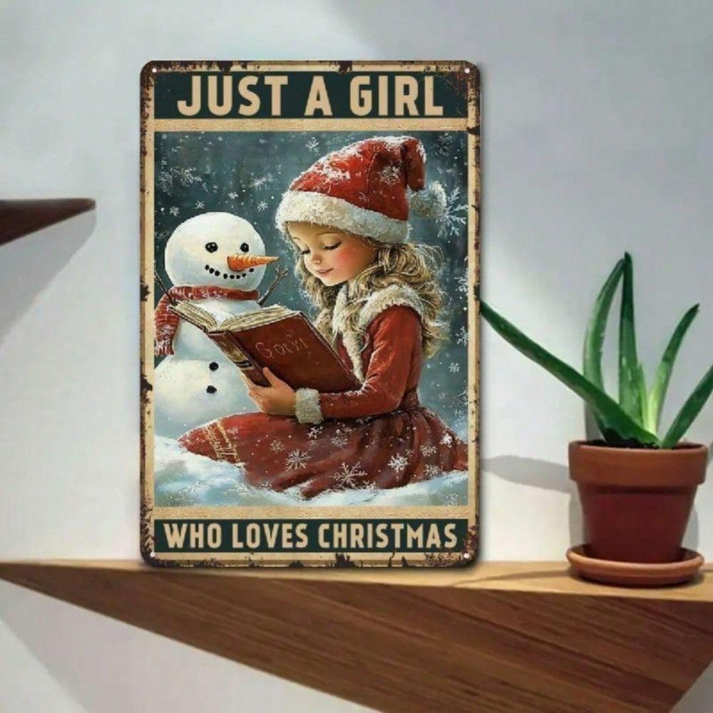 Vintage Metal Tin Sign Just A Girl Who Loves Christmas Snowman Wall Decor Heavy Duty Retro Holiday Decoration 8x12 Inch Indoor Outdoor Easy Hang 20x30 різнокольоровий
Vintage Metal Tin Sign Just A Girl Who Loves Christmas Snowman Wall Decor Heavy Duty Retro Holiday Decoration 8x12 Inch Indoor Outdoor Easy Hang 20x30 різнокольоровий