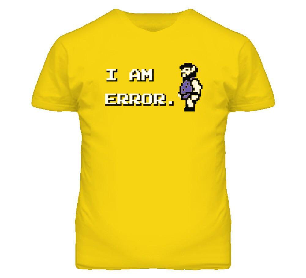 I Am Error Video Game Link Zelda T Shirt Unisex T-Shirt M
I Am Error Video Game Link Zelda T Shirt Unisex T-Shirt M