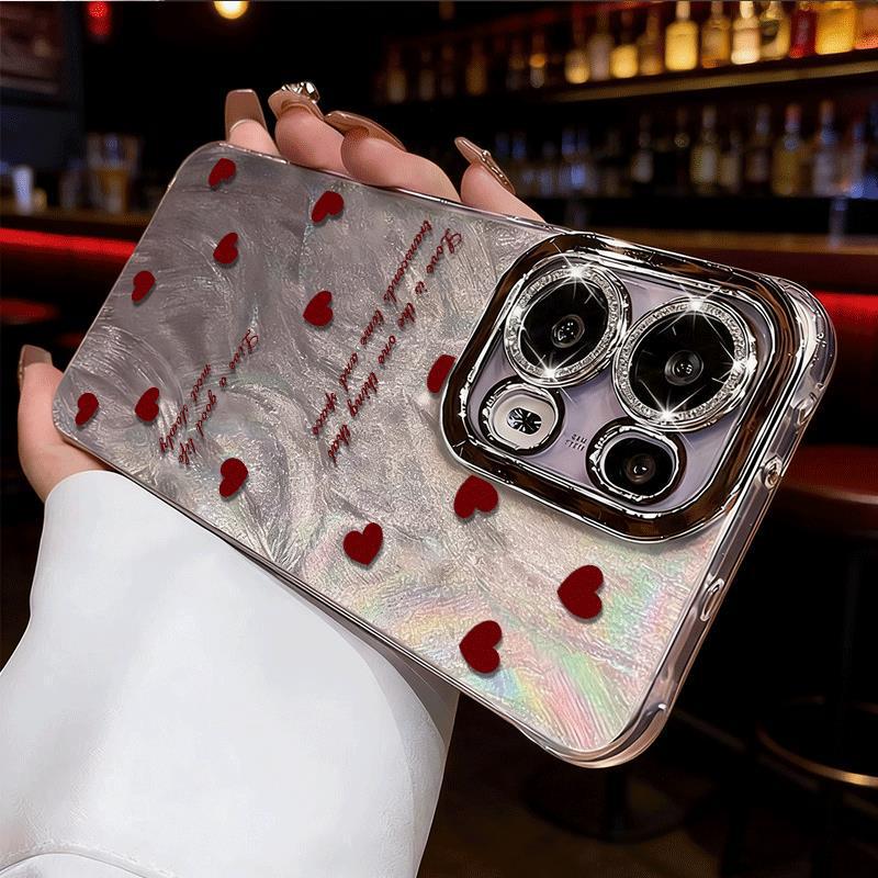 Wine Red Love Heart Case for iPhone 17/16 Pro Max/15/14 - Precise Lens Film Fit 16E
Wine Red Love Heart Case for iPhone 17/16 Pro Max/15/14 - Precise Lens Film Fit 16E