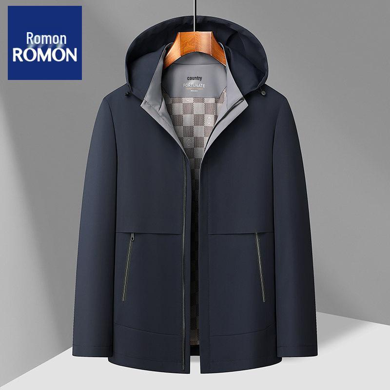 Romon Men s High-End Wrinkle-Resistant Hooded Jacket - Spring/Autumn Business Casual Wear for Dads. M 170cm/50-60kg
Romon Men s High-End Wrinkle-Resistant Hooded Jacket - Spring/Autumn Business Casual Wear for Dads. M 170cm/50-60kg