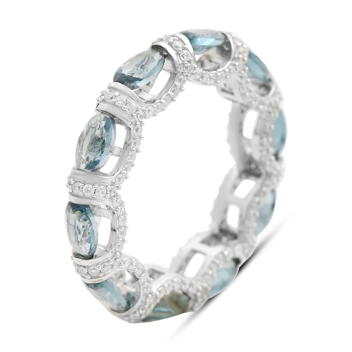Серебряное кольцо с топазом Лондон Блю 4.845ct, фианитами, вес изделия 5,03 гр (2204664) 17 синій
Серебряное кольцо с топазом Лондон Блю 4.845ct, фианитами, вес изделия 5,03 гр (2204664) 17 синій