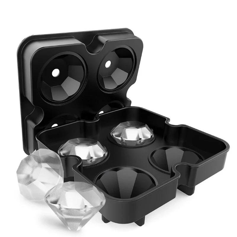 Формы для кубиков льда Diamond Ice Cube Molds Силиконовые гибкие формы для приготовления кубиков льда с крышкой для охлаждения коктейлей с виски, легкое извлечение
Формы для кубиков льда Diamond Ice Cube Molds Силиконовые гибкие формы для приготовления кубиков льда с крышкой для охлаждения коктейлей с виски, легкое извлечение
