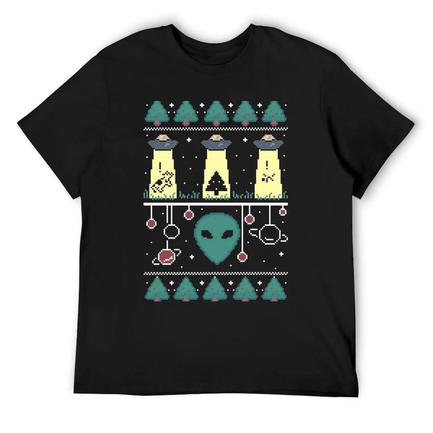 Alien Christmas Sweater T-Shirt blanks shirts graphic tee Men s clothing XXXXXL чорний
Alien Christmas Sweater T-Shirt blanks shirts graphic tee Men s clothing XXXXXL чорний