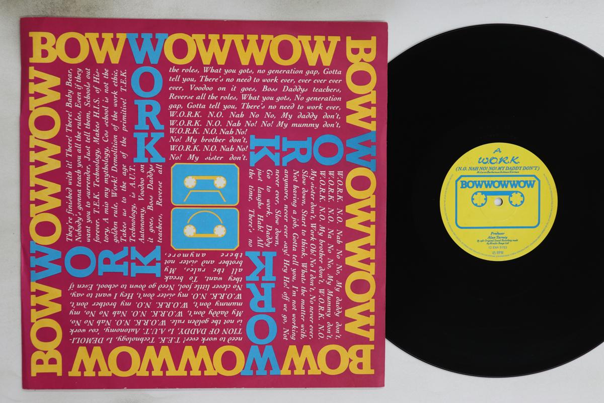 12inch Record BOW WOW WOW - W.o.r.k. (N.o. Nah No! No! My Daddy 12EMI5153 EMI 1981 UK Rock Used
12inch Record BOW WOW WOW - W.o.r.k. (N.o. Nah No! No! My Daddy 12EMI5153 EMI 1981 UK Rock Used