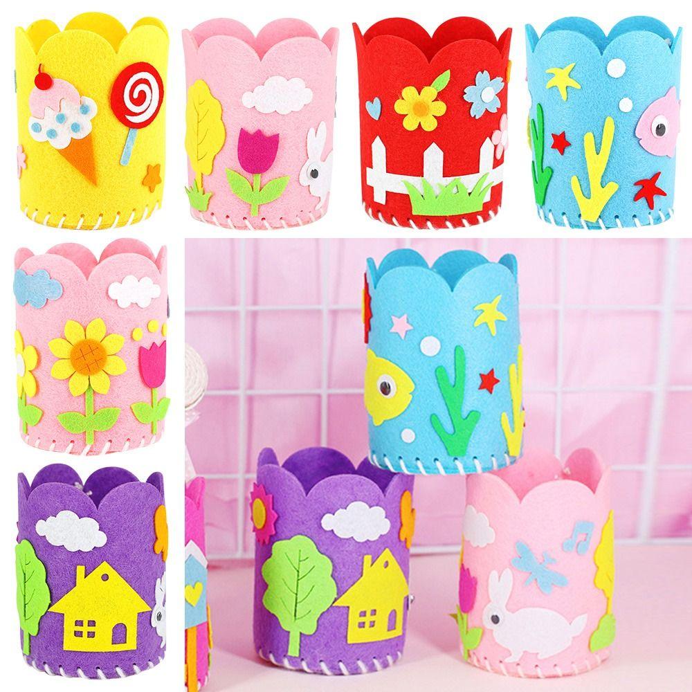 Лидер продаж DIY нетканый материал ручной работы развивающие игрушки контейнер для ручек держатель для ручек коробка для хранения
Лидер продаж DIY нетканый материал ручной работы развивающие игрушки контейнер для ручек держатель для ручек коробка для хранения