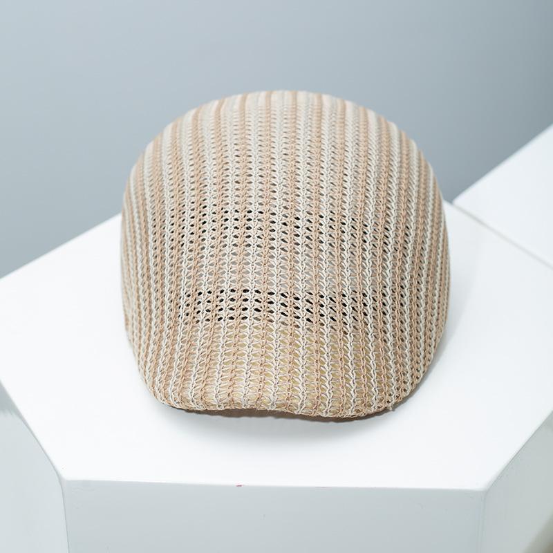 Striped Solid Color Beret Sun Hat for Summer, Simple Versatile Outdoor UV Protection Cap Wholesale 54-58CM adjustable хаки
Striped Solid Color Beret Sun Hat for Summer, Simple Versatile Outdoor UV Protection Cap Wholesale 54-58CM adjustable хаки