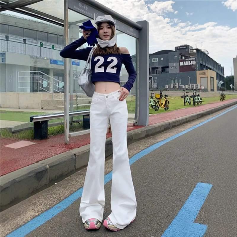 2025 Micro-Flare White Bell Bottom Jeans, Low-Rise & Floor-Length for Petites - Autumn/Winter Collection Extra Small
2025 Micro-Flare White Bell Bottom Jeans, Low-Rise & Floor-Length for Petites - Autumn/Winter Collection Extra Small