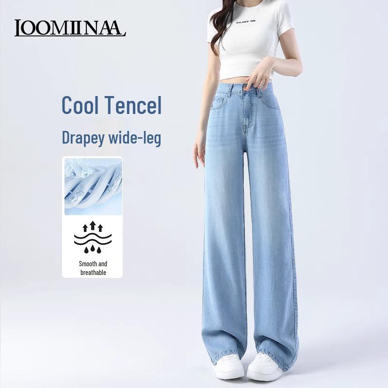 Women s Tencel High Waist Wide Leg Jeans - Summer & Spring 2025 Collection, Slim Fit, Straight Leg 28 (for 106-115 lbs)
Women s Tencel High Waist Wide Leg Jeans - Summer & Spring 2025 Collection, Slim Fit, Straight Leg 28 (for 106-115 lbs)